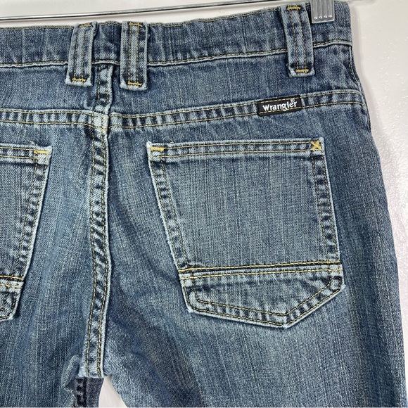 Wrangler Jeans, Original Fit. Size 10 Husky. Boys Adjustable Waist Jeans. - Picture 7 of 7